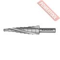 Сверло ступенчатое по металлу со спиральной канавкой HSS-XE 4-12х65 мм цилиндрический трехгранный хвостовик KARNASCH 21.3004