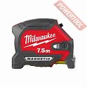 Рулетка измерительная 7,5 м 30 мм с метрической шкалой и подсветкой MILWAUKEE Premium Magnetic Gen III 7,5 м