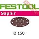 Шлифовальный круг FESTOOL Saphir STF-D150/16 P50 SA/5