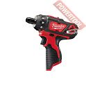 Аккумуляторный шуруповерт MILWAUKEE M12 BD-0