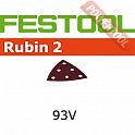 Шлифовальные листы FESTOOL Rubin 2 STF V93/6 P60 RU2/10