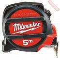 Рулетка измерительная 5 м 27 см с метрической шкалой MILWAUKEE Magnetic 5 м