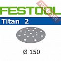 Шлифовальный круг FESTOOL Titan 2 STF D150/16 P360 TI2/100