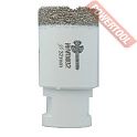 Коронка алмазная по керамограниту 32х35 мм хвостовик M14 TRIO DIAMOND Vacuum Brazed VB032
