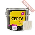 Краска эмаль с полуглянцевым эффектом кузнечная по металлу ЦЕРТА Пласт (CERTA Plast) Слоновая кость банка 10 кг