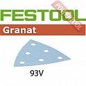 Шлифовальный лист FESTOOL Granat STF V93/6 P220 GR/100