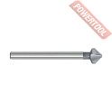 Зенковка по металлу HSS-XE 90 градусов 25 мм цилиндрический хвостовик длинный LENZ LZSK-21250