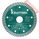 Диск алмазный по железобетону 115х22,23 мм KRAFTOOL Turbo 36682-115