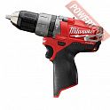 Аккумуляторная ударная дрель-шуруповерт MILWAUKEE M12 CPD-0 FUEL