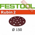 Шлифовальный круг FESTOOL Rubin 2 STF D150/16 P60 RU2/10