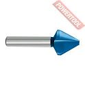 Зенковка по металлу HSS-XE Blue-Tec 60 градусов 10 мм цилиндрический хвостовик LENZ LZSK-80100 F