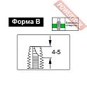 Метчик машинный для сквозных отверстий по металлу HSS-Co M10х1,5 DIN376 D.BOR TCT-442-100-150