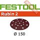 Шлифовальный круг FESTOOL Rubin 2 STF D150/16 P40 RU2/10