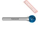 Борфреза твердосплавная с покрытием Blue-Tec форма D 3х2,5х6х50 мм насечка HP-3 KARNASCH 11.5031-040
