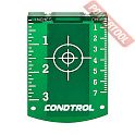 Мишень магнитная для лазерного нивелира зеленая CONDTROL 1-7-110
