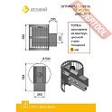 Печь каменка для бани и сауны ВЕЗУВИЙ Оптимум Стандарт 14 ДТ-3