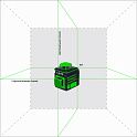 Лазерный уровень построитель плоскостей ADA Cube 2-360 Green Ultimate Edition