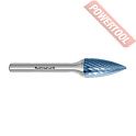 Борфреза твердосплавная с покрытием Blue-Tec форма G 16х25х6х70 мм насечка HP-1 KARNASCH 11.5067-085