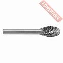 Борфреза твердосплавная с покрытием TiN форма E 10х16х6 мм насечка DC RODMIX 2510160608